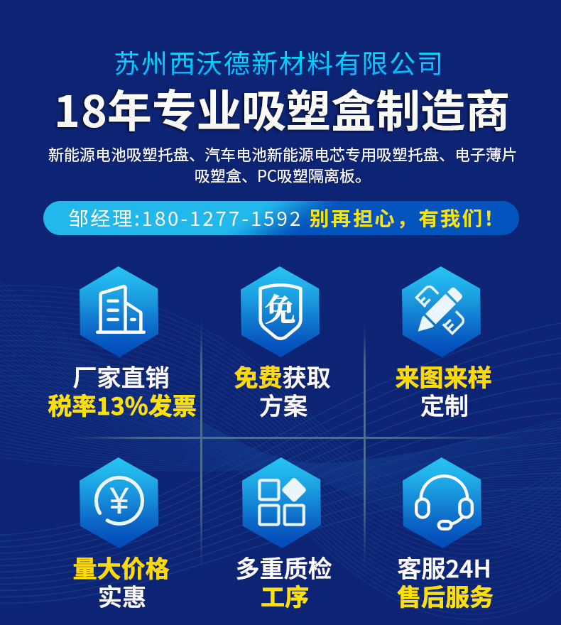 汽車機(jī)械薄片吸塑盒